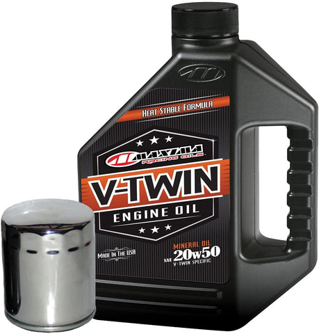 MaximaHiflofiltro VTEOCK8 Engine Oil Change Kit for Harley Davidson Evolution V-Twin
