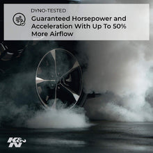 K&N Cold Air Intake Kit: High Performance, Guaranteed to Increase Horsepower: 2012-2019 Toyota Tundra 5.7L V8,63-9036