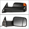 DNA Motoring TWM-013-T888-BK-AM+DM-074 Pair of Towing Side Mirrors + Blind Spot Mirrors