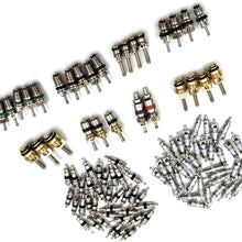 Nikauto 100Pcs Automotive Air Conditioning Part Valve Core and 2Pcs Car A/C Valve Core Remover Tool