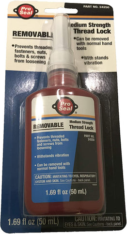 Sherco-Auto Pro Seal 24250 Medium Strength (Blue) Thread Locker, 50ML 1.69 Fl Oz Bottle