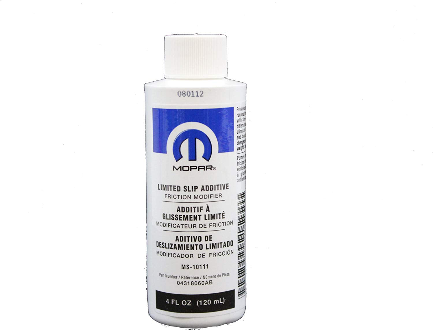 Genuine Mopar Fluid 4318060AC Limited Slip Additive - 4 oz. Bottle