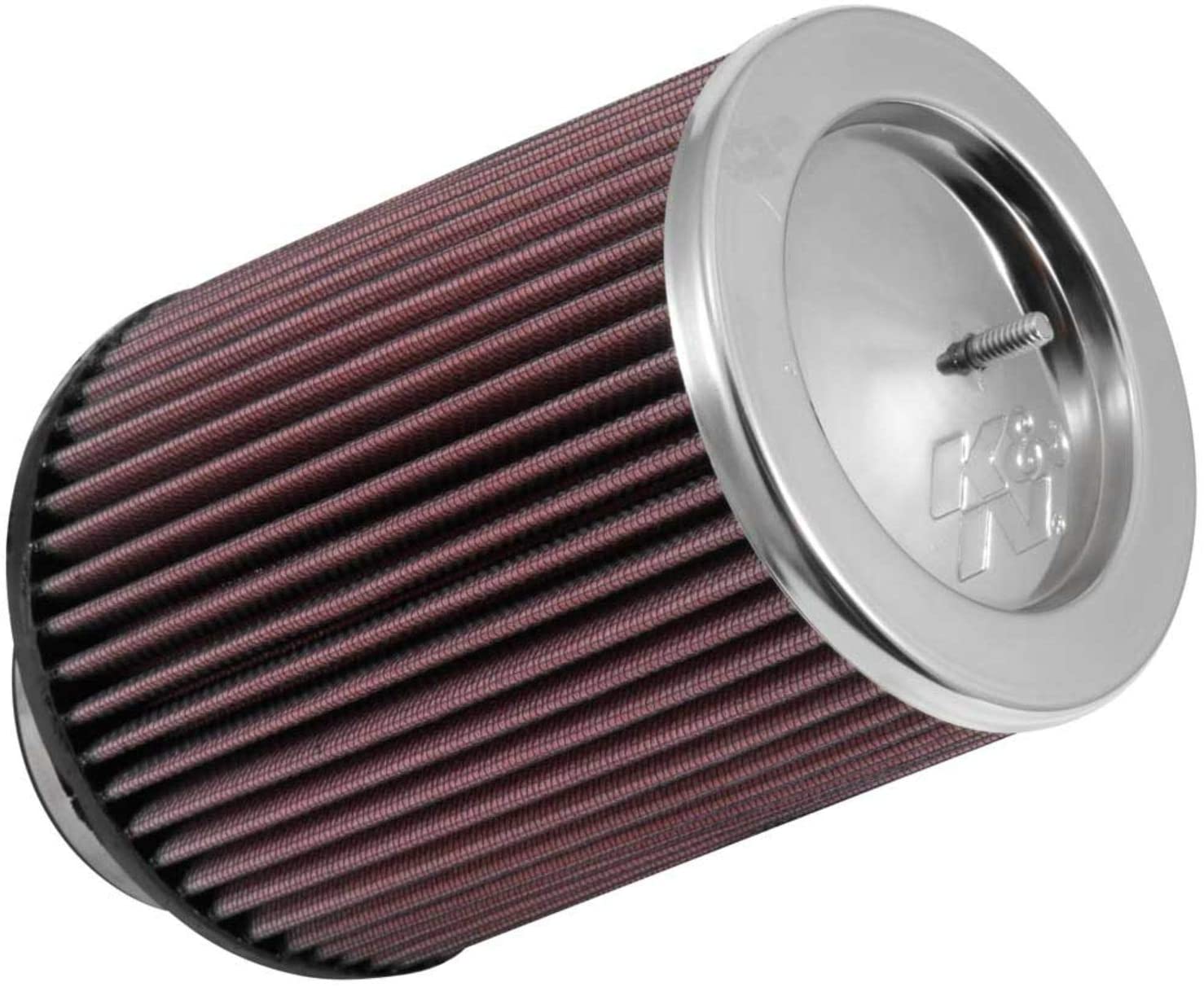 K&N Universal Clamp-On Air Filter: High Performance, Premium, Washable, Replacement Filter: Flange Diameter: 3.5 In, Filter Height: 7 In, Flange Length: 1.75 In, Shape: Round Tapered, RF-1016