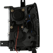 ECCPP Projector Headlight Assembly Replacement for 2014-2015 Chevy Silverado Chrome Housing/Clear Lens with Illuminating Bar DRL Pair Set