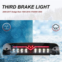 Youxmoto Fit for 2009-2017 Dodge Ram 1500 2010-2017 2500 3500 LED 3rd Brake Light Third Brake Light High Mount Stop Light Cargo Lamp Black Housing Smoke Lens 55372082AD 55372082AC