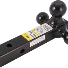 MAXXHAUL Black 70270 Hollow Shaft Triple Ball Mount