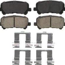 Wagner QuickStop ZD1281 Ceramic Disc Pad Set, Rear