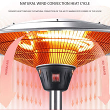 OCYE Infrared Terrace Heater, Outdoor Heater, with Three Heating Modes and Stainless Steel Base, Dumping Power Off, Suitable for Garden, Outdoor/Indoor