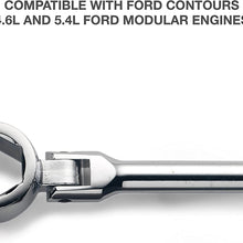 Neiko 03048A O2 Oxygen Sensor Wrench with Contour Handle and Flexible Head, Chrome-Vanadium Steel | 7/8"