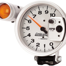 Autogage by AutoMeter 5 in. Pedestal Mount Tachometer, 0-10,000 RPM with Large External Shift Light 233911