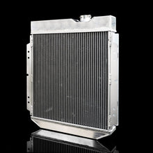 62mm Aluminum Racing Radiator Replacement For FORD MUSTANG/SHELBY V8 I6 MT/AT 1964 1965 1966