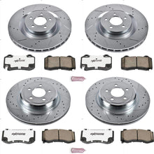 Power Stop K4023-26 Front & Rear Z26 Street Warrior Brake Kit Chrysler Dodge