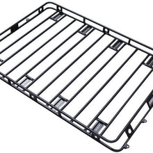 Smittybilt 50955AM Defender Roof Rack 5 ft. x 9.5 ft. x 4 in. Bolt Together Incl. AM Clamps/Brackets Defender Roof Rack
