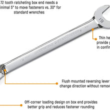 GEARWRENCH 11mm 12 Point Reversible Ratcheting Combination Wrench - 9611N