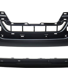 Front Bumper Cover Compatible with NISSAN ROGUE 2017-2018 Primed