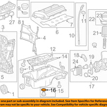 General Motors 55569307, Engine Oil Drain Plug Gasket