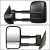 Replacement for Silverado/Sierra HD Chrome Heated Power Extendable Towing Side+Corner Blind Spot Mirror