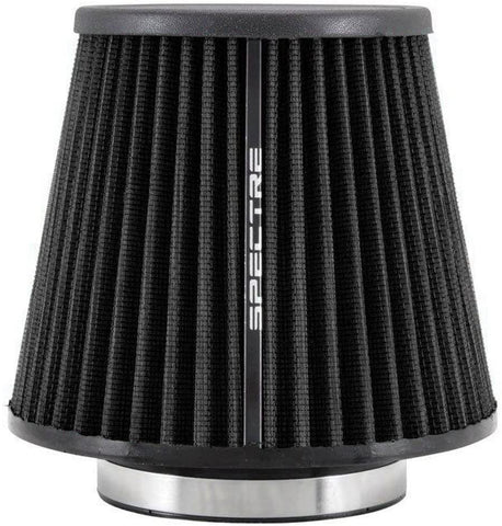 Spectre Universal Clamp-On Air Filter: High Performance, Washable Filter: Round Tapered; 4 in (102 mm) Flange ID; 6.75 in (171 mm) Height; 6.813 in (173 mm) Base; 4.719 in (120 mm) Top, SPE-HPR9617K