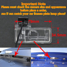 Misayaee Rear View Back Up Reverse Parking Camera in License Plate Lighting Night Version (NTSC) for Subaru Impreza WRX STi Wagon Forester Legacy STi Sedan
