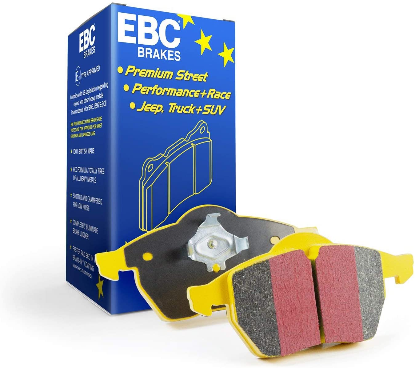 EBC Brakes DP41815R Yellowstuff Street and Track Brake Pad