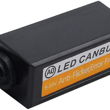 Rhinoco 2 Pack Canbus Decoders LED Headlight Decoder H7 Car LED Headlight Decoder for Headlight and Fog Light