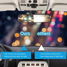Wontolf Rear View Mirror Anti-Glare Suction Cup Rear View Mirror Universal Interior Rearview Mirror for Car Truck SUV 9.5''(240mm)