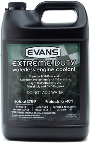 EVANS Cooling Systems EC55001 Extreme Duty Waterless Engine Coolant Created to Military Specifications, 128 fl. oz.