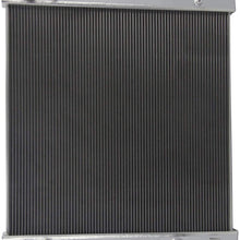 ALLOYWORKS All Aluminum Radiator For 2003-2007 F or d F250 F350 F450 F550 Super Duty / 2003-2005 F or d Excursion 6.0L Turbo Diesel Powerstroke Engine (A)