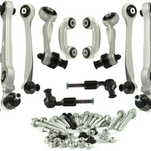 Bapmic 8E0498998 Front Upper & Lower Control Arm Kit for Audi A4 A4 Quattro 2000-2008