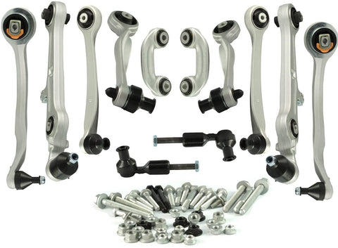 Bapmic 8E0498998 Front Upper & Lower Control Arm Kit for Audi A4 A4 Quattro 2000-2008