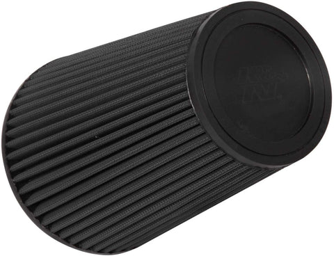 K&N Universal Clamp-On Air Filter: High Performance, Premium, Washable, Replacement Filter: Flange Diameter: 5 In, Filter Height: 8.75 In, Flange Length: 1 In, Shape: Round Tapered, RU-3107HBK