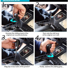 Gear Shift Knob Lever | Car Carbon Fiber Gear Shift Knob Genuine Leather Shifter Head Fit for Toyota Lexus ES300 GS300 IS250 LS400
