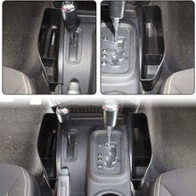 JK Console Organizer, Auto Gear Shift Storage Box Center Console Organizer Tray Console Side Pocket Organizer Phone Storage Compartment for 2011-2018 Jeep Wrangler JK JKU Rubicon Sport Sahara