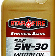 Star Fire Premium Lubricants 5W30 Synthetic Blend Motor Oil 12/1QT