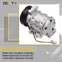 OCPTY CO 10686C Air Conditioner Compressor Compatible for 1999-2003 For Chevrolet for Tracker 2.0L 2002 for Suzuki for Vitara 1.6L