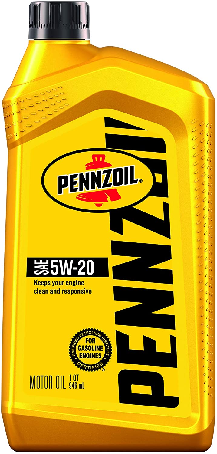 Pennzoil (550035002-6PK) SAE 5W-20 Motor Oil API GF-5 - 1 Quart, (Pack of 6)