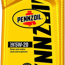Pennzoil (550035002-6PK) SAE 5W-20 Motor Oil API GF-5 - 1 Quart, (Pack of 6)