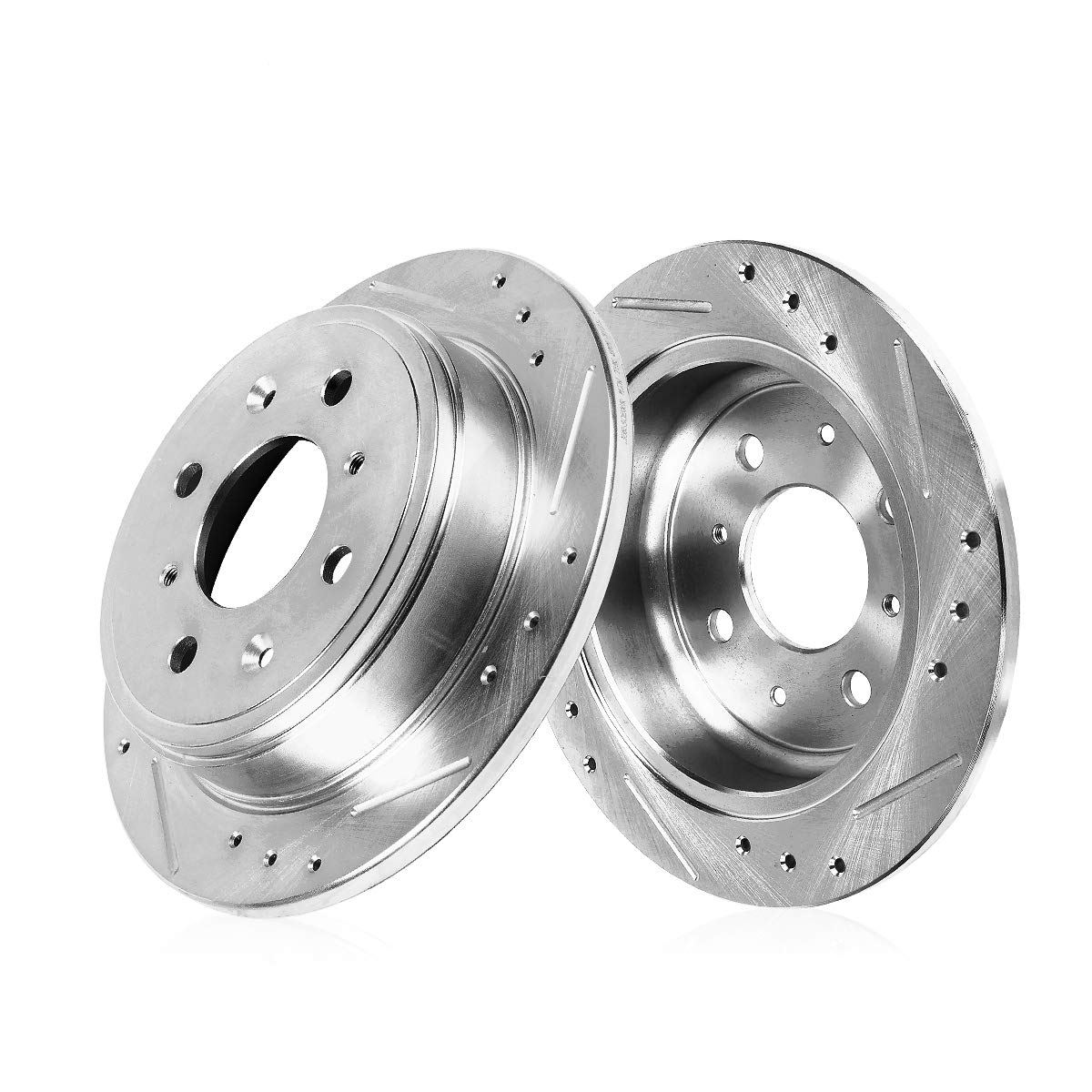 Callahan CDS04044 REAR 279.7mm Drilled & Slotted 4 Lug [2] Rotors [ fit 2017 Fiat 124 Spider 2016 MX5 Miata ]
