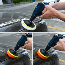 Yosoo Buffing Pads Polishing Pads, 7Pcs 6Inch Waxing Sponge Buffing Pads Kit Set Car Polisher Compound Auto Car Polisher with M14 Drill Adapter