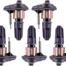 MAS Ignition Coils UF303 With OEM Spark plugs Replacement compatible with Chevy Trailblazer Colorado Buick Rainier GMC Canyon Envoy Hummer H3 Isuzu Olds Saab 2.8L 3.5L 4.2L (5)