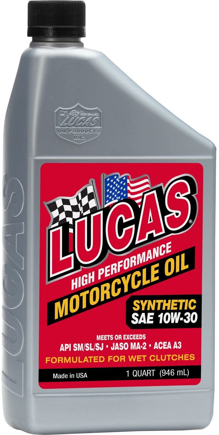 Lucas Oil 10708 Motorcycle Oil - 1 Quart