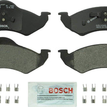 Bosch BP820 QuietCast Premium Semi-Metallic Disc Brake Pad Set For Dodge: 2000-02 Dakota, 2000-02 Durango; Front