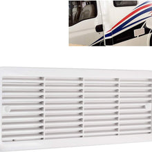Fydun 12V Ventilation Fan 2 Way Inlet Outlet Exhaust Air Blower Side Mount for Trailer/Caravan/RV/Yacht