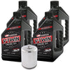 MaximaHiflofiltro VTEOCK15 Full Synthetic Engine Oil Change Kit for Harley Davidson Twin Cam V-Twin
