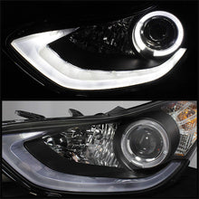 Spyder Auto 5073662 LED Halo Projector Headlights Black/Clear