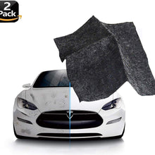 2 Pack Multipurpose Scratch Remover Cloth - Nano Car Paint Scratch Scuffs Repair Cloth - Car Scratch Repair Kit for Repairing Light Paint Scratches Remover Scuffs on Surface and Strong Decontamin