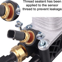 5184294AE Engine Oil Cooler and Oil Filter Housing Adapter Assembly with Gaskets Sensor-Compatible with 2011-2013 3.6L V6 Chrysler 200 300, Dodge Journey, Avenger, Durango, Cherokee, Wrangler, Ram