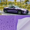 Purple Chrome Mirror Vinyl Wrap High Glossy Self Adhesive Film Decal with Air Release Bubble Free Anti-Wrinkle 59.8'' x 7.8''