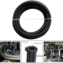 Honhill Fuel Line Hose Kit for Coolant Hose and Oil Hose Repair Projects, 10FT Fuel Line with 6AN Hose End Adapters and Hose Separator Clamps
