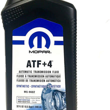 Mopar 68218057AB ATF+4 Automatic Transmission Fluid, 1 Quart (6 Pack)